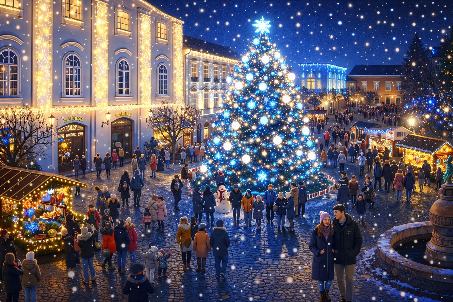 Karácsonyi mesevilág Fehérváron - így látta az MI a Fehérvári Adventet